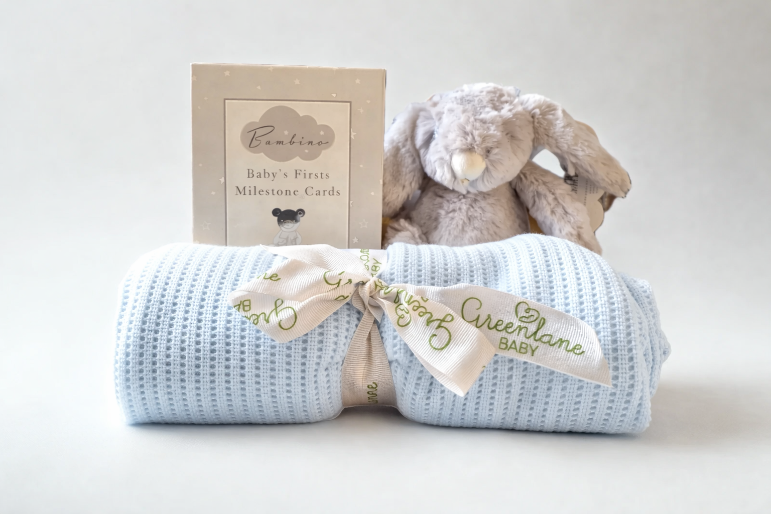 Bunny Baby Hamper - Blue Blanket