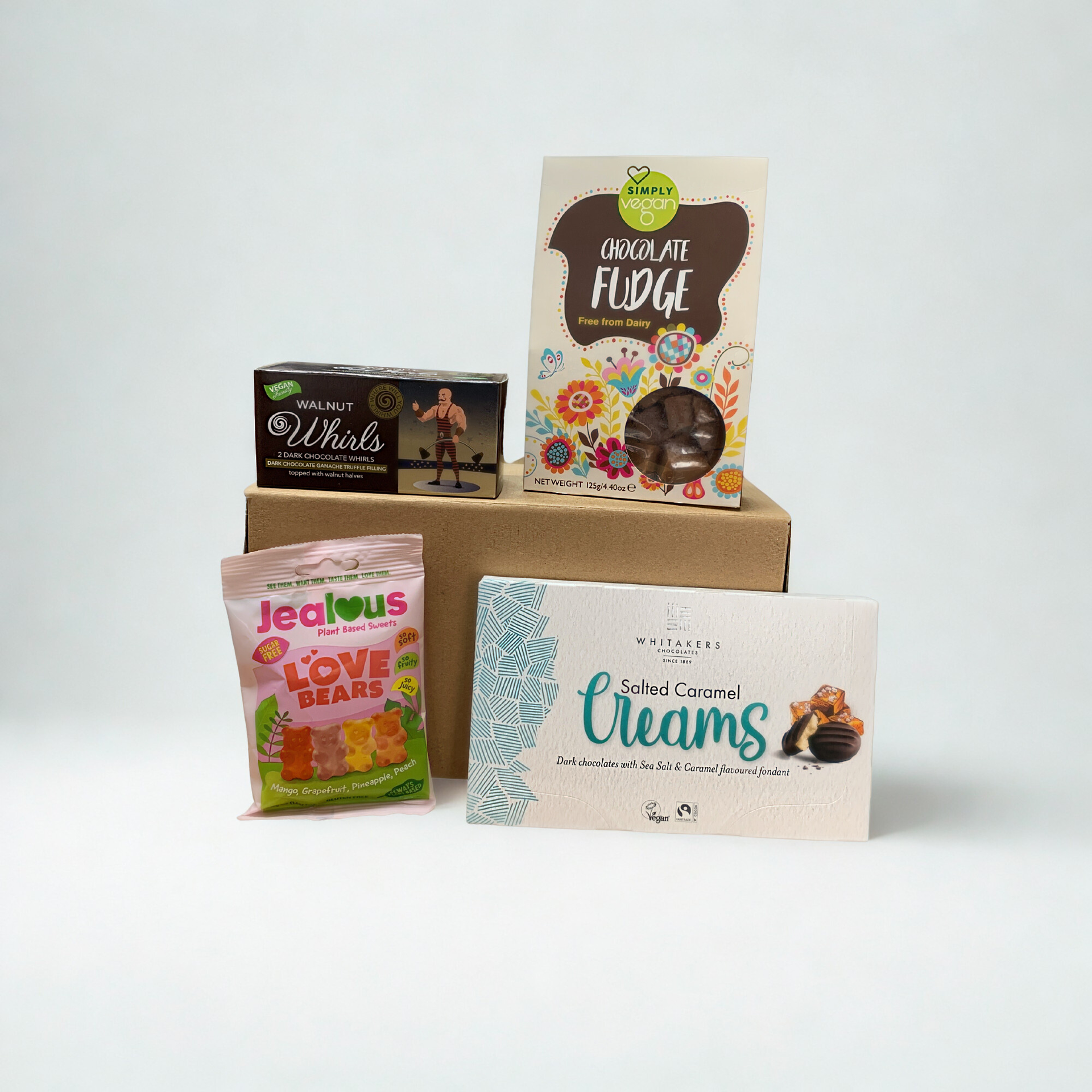 Small Vegan Sweet Treats Hamper – Chocolate, Fudge & Confectionery Selection
