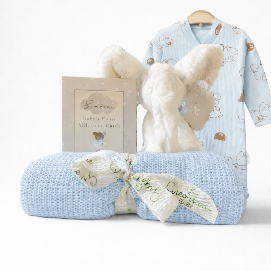 Baby Boy Hamper including Elephant & Baby Romper