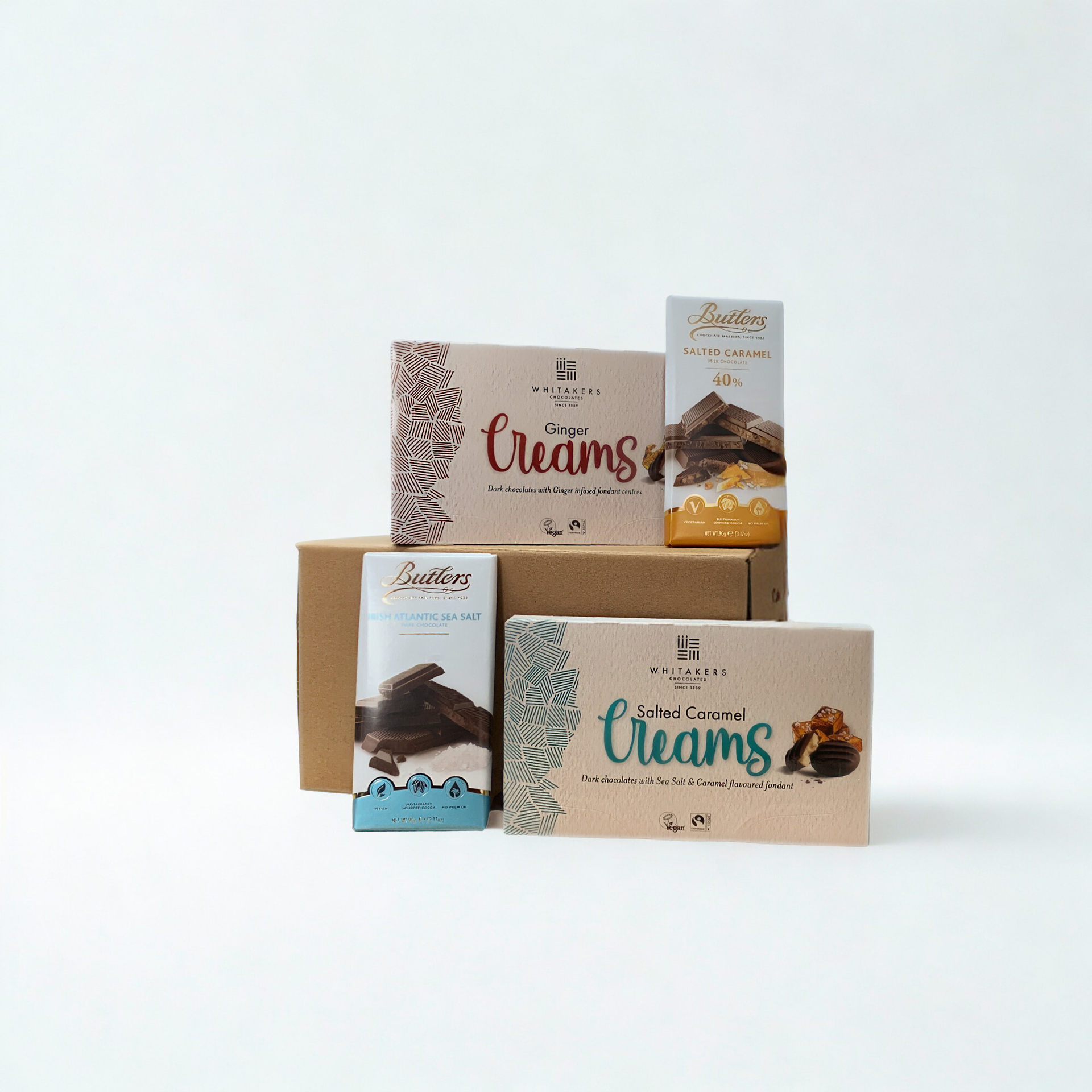 Chocolate Lover’s Letterbox Hamper – Butlers Bars &amp; Whitakers Creams Selection