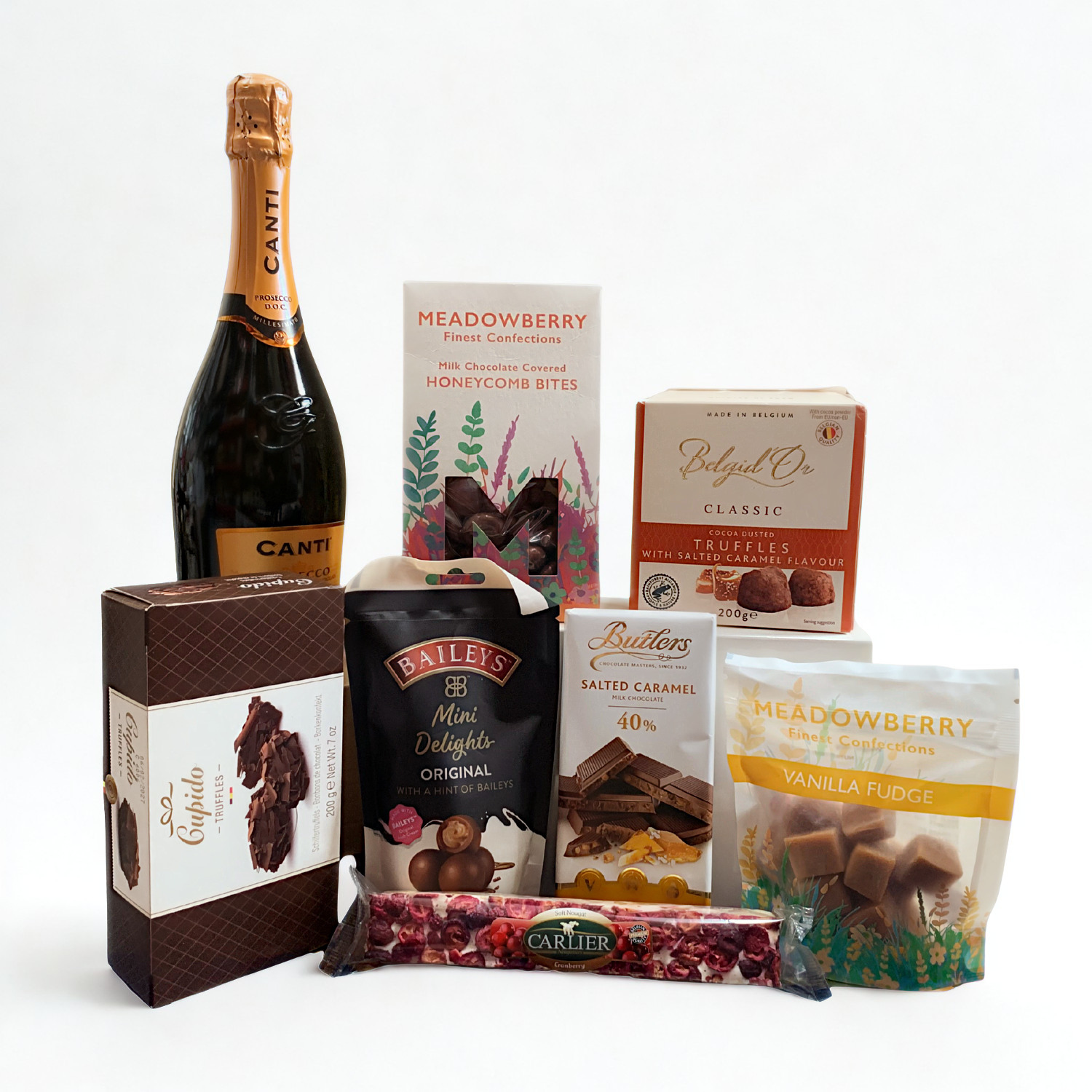Luxury Prosecco &amp; Chocolate Gift Hamper – Canti Prosecco &amp; Premium Truffles