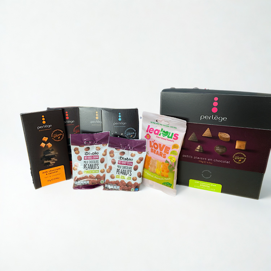 No Added Sugar Ultimate Chocolate Hamper – Deluxe Belgian Chocolate &amp; Treat Gift Set