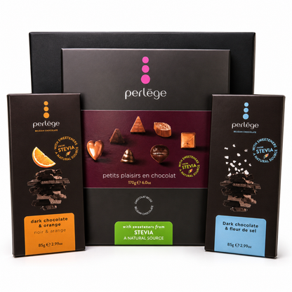 Luxury Perlege Sugar Free Belgian Chocolate Gift Set
