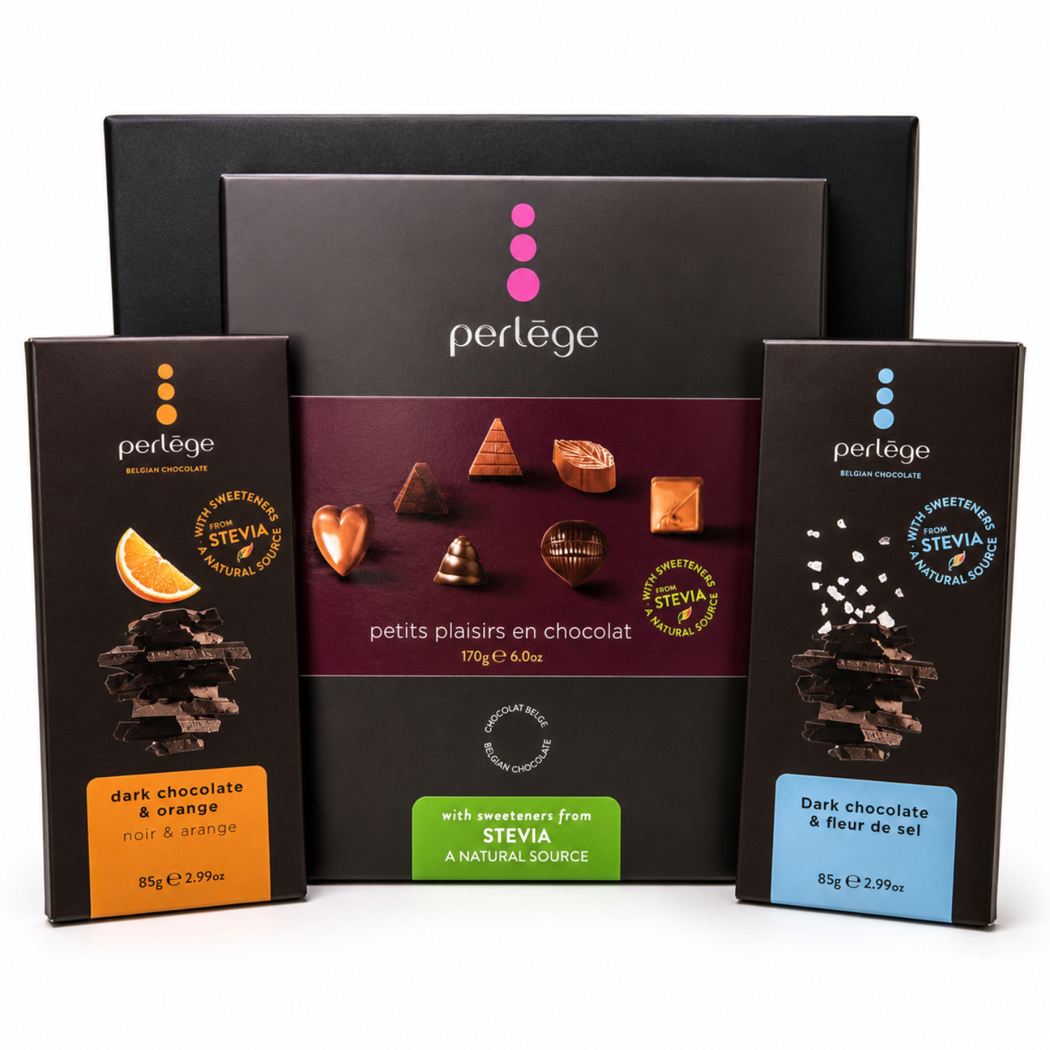 Luxury Perlege Sugar Free Belgian Chocolate Gift Set