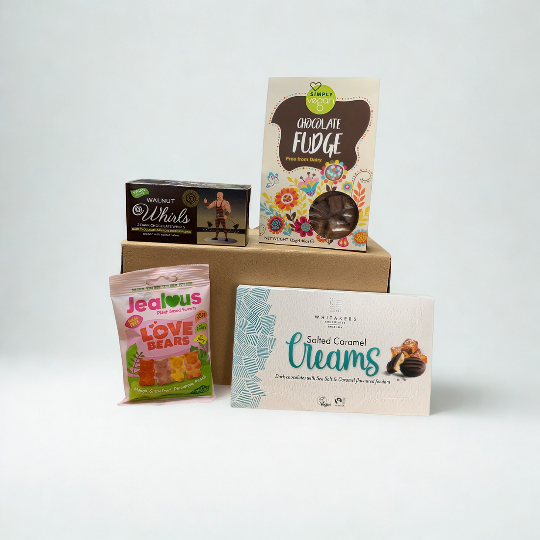 Small Vegan Sweet Treats Hamper – Chocolate, Fudge &amp; Confectionery Selection