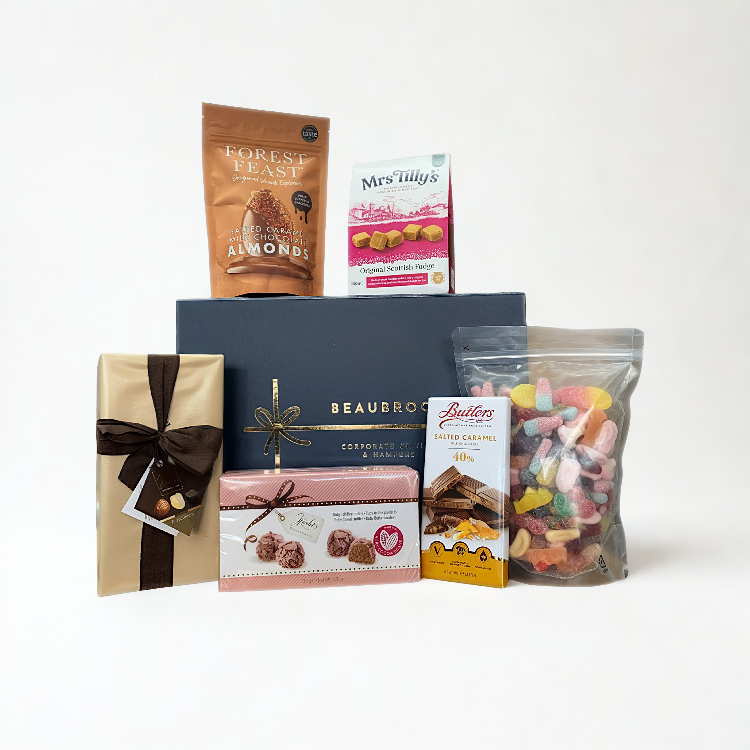 Luxury Chocolate, Fudge &amp; Sweet Hamper Gift Box