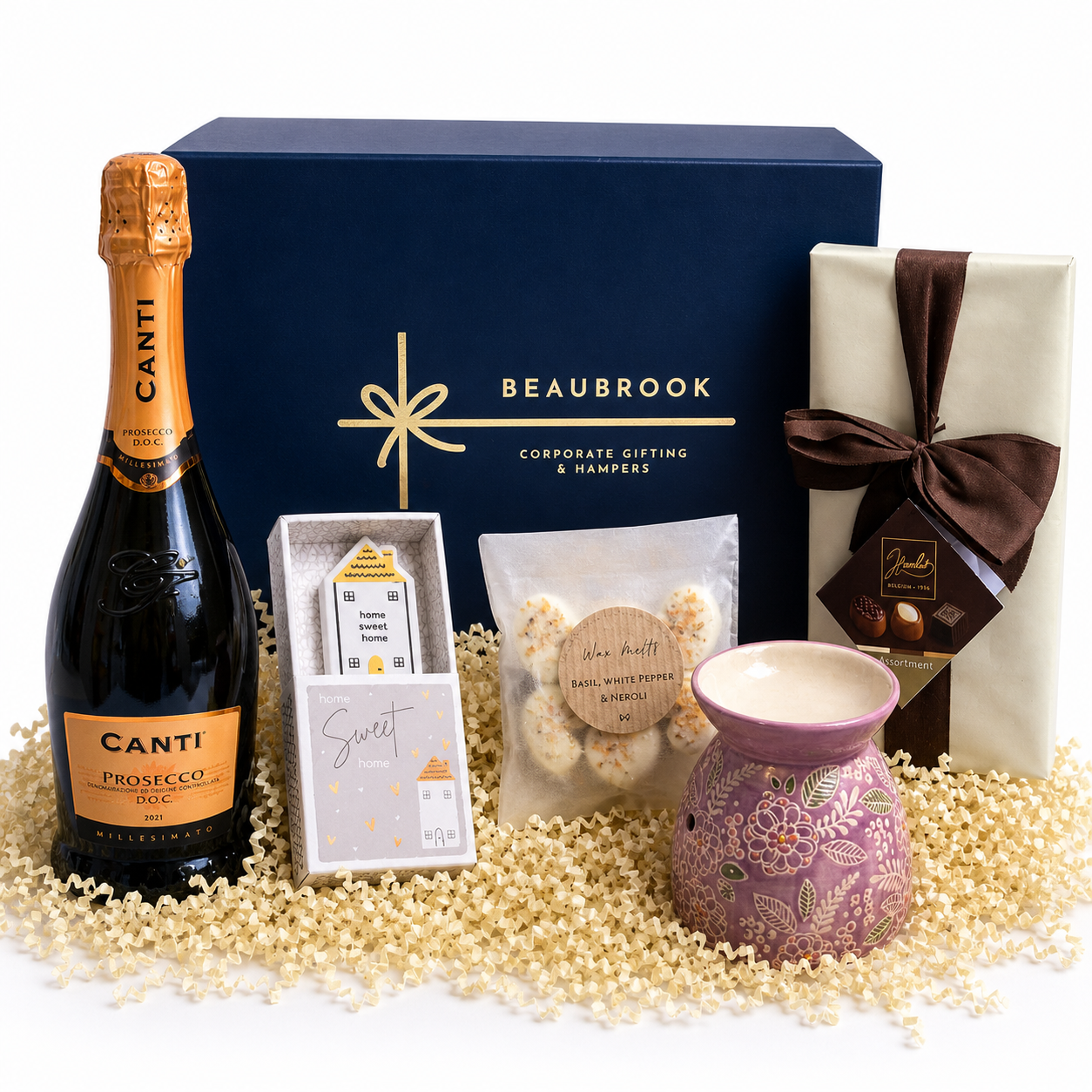 Beaubrook Home &amp; Prosecco Luxury Gift Hamper