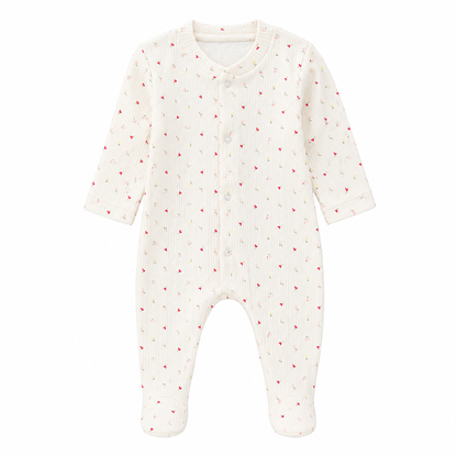 Luxury Baby Girl Gift Hamper – 0–3 Months Sleepsuit, Knitted Blanket, Rattle &amp; Milestone Cards Gift Set