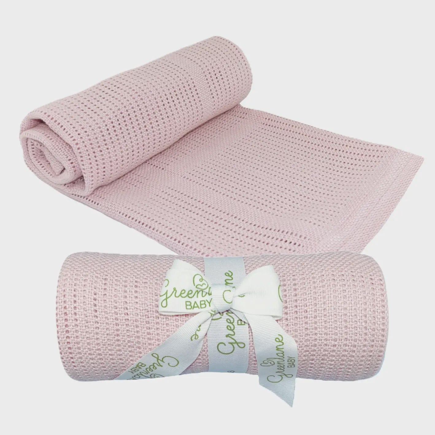 Luxury Baby Girl Gift Hamper – 0–3 Months Sleepsuit, Knitted Blanket, Rattle &amp; Milestone Cards Gift Set